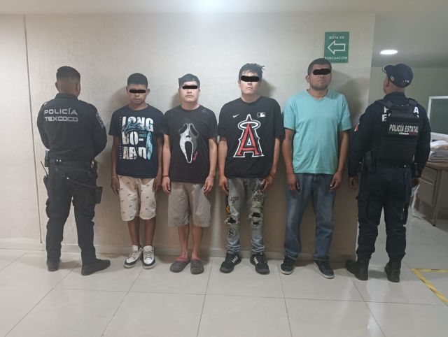 Caen 4 por presunto robo de motocicletas en Texcoco 