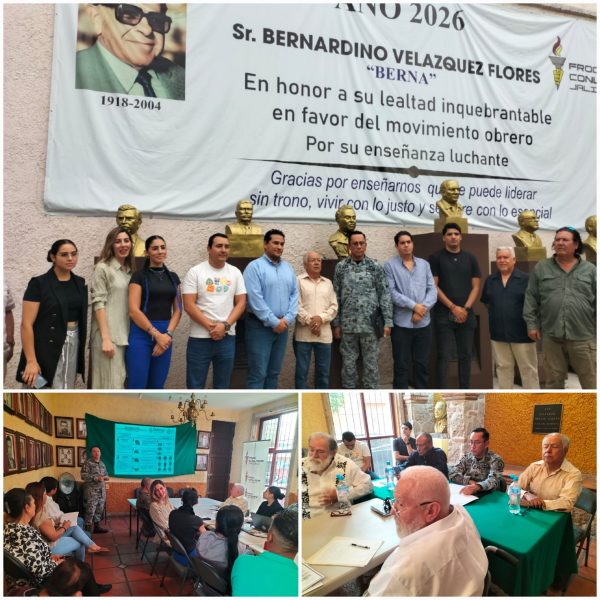 Guardia Nacional y sindicalismo jalisciense coinciden en “defender juntos a nuestra Patria”